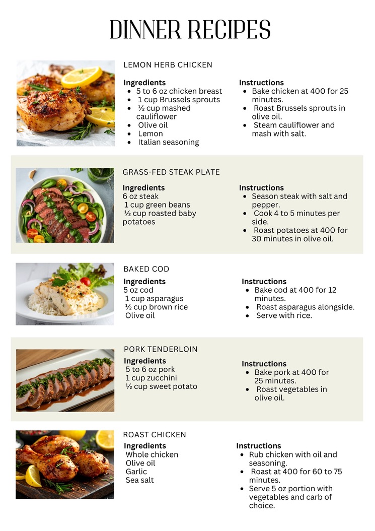 Dinner recipes
