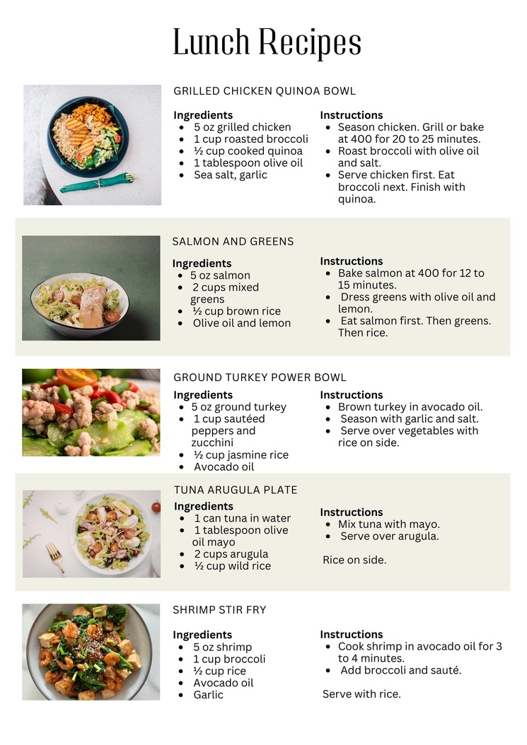 Lunch recipes